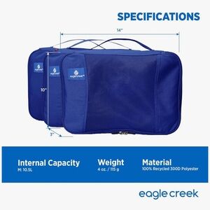 Eagle Creek Pack-It Packing Cubes for Travel Set - SMALL & MEDIUM SIZE SET
